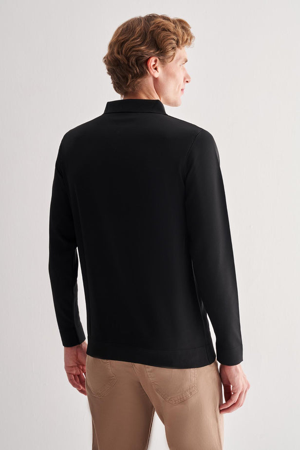 IMZA Men's Zip-Neck Slim Fit Knit Sweater – 1012255150