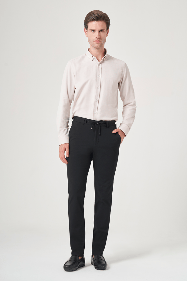 IMZA Men's Textured Slim Fit Stretch Jogger Pants – 1003260177
