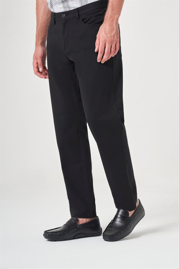 IMZA Men's Knitted Slim Fit Casual 5-Pocket Pants – 1003260906