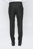 Stretch Side Pocket Self Patterned Flannel Slim Fit Trousers 1003225167