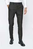 Stretch Side Pocket Self Patterned Flannel Slim Fit Trousers 1003225167