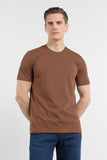 Short Sleeve Crew Neck Pocketless Standard Fit Knit T-Shirt 1011260151