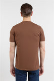 Short Sleeve Crew Neck Pocketless Standard Fit Knit T-Shirt 1011260151