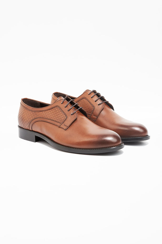 Camel 100% Leather Antique Lace-Up Classic Shoes 1033240182