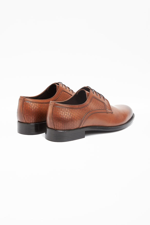 Camel 100% Leather Antique Lace-Up Classic Shoes 1033240182