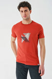 Cinnamon Printed Crew Neck Casual Slim Fit T-Shirt 1011240168