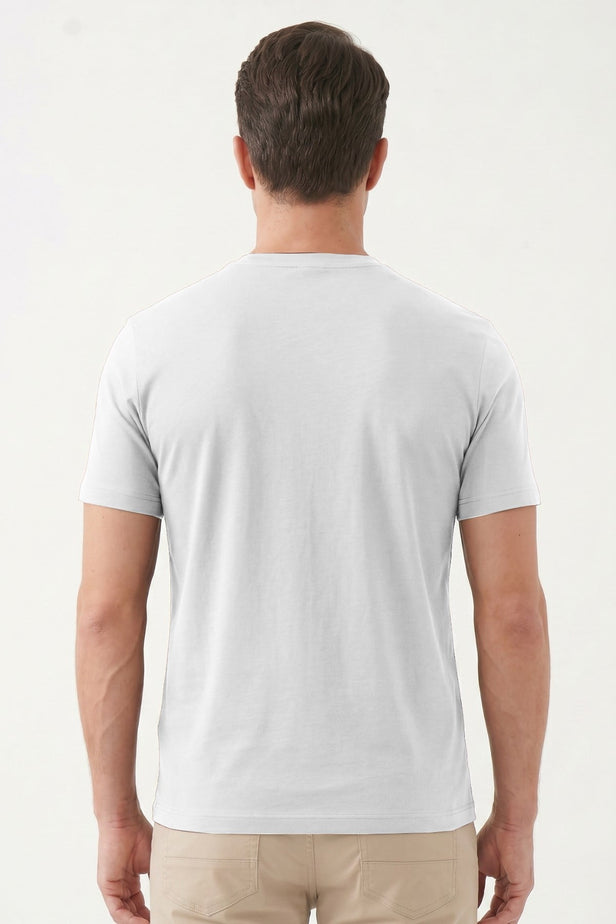 IMZA Men's Crew Neck Knitted Standard Fit Stretch T-Shirt – 1011260267