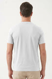 IMZA Men's Crew Neck Knitted Standard Fit Stretch T-Shirt – 1011260267