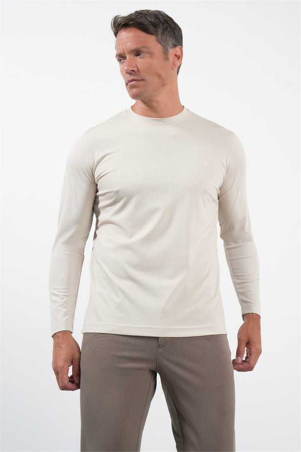 IMZA Men's Crew Neck Knitted Stretch Sweatshirt – 1013260150