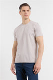 Short Sleeve Crew Neck Pocketless Standard Fit Knit T-Shirt 1011260151