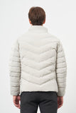 Quilted Stand Collar Full-Lined Slim Fit Classic Coat 1007245155