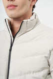 Quilted Stand Collar Full-Lined Slim Fit Classic Coat 1007245155