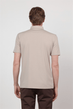 Short Sleeve Italian Collar Pocketless Standard Fit T-Shirt 1011260150