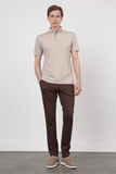 Short Sleeve Italian Collar Pocketless Standard Fit T-Shirt 1011260150