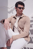 Short Sleeve Plain Crew Neck Pocketless Slim Fit T-Shirt 1011250179
