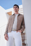 Short Sleeve Plain Crew Neck Pocketless Slim Fit T-Shirt 1011250179