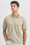 IMZA Men's Jacquard Comfort Fit Classic Polo T-Shirt – 1011240190