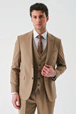 IMZA Men's Peak Lapel Slim Fit 3-Piece Classic Suit – 1001240188