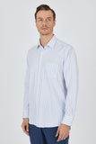 IMZA Men's Striped Cotton Comfort Fit Classic Shirt – 1004250193