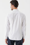 DMT Collar Long Sleeve Pocketless Slim Fit Classic Stretch Shirt 1004230233