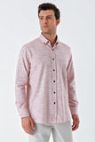 Long Sleeve Patterned Armured Pocket Cotton Comfort Fit Classic Shirt 1004230189