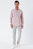 Long Sleeve Patterned Armured Pocket Cotton Comfort Fit Classic Shirt 1004230189
