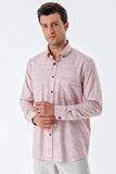 Long Sleeve Patterned Armured Pocket Cotton Comfort Fit Classic Shirt 1004230189
