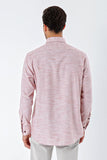 Long Sleeve Patterned Armured Pocket Cotton Comfort Fit Classic Shirt 1004230189