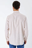 Long Sleeve Patterned Armured Pocket Cotton Comfort Fit Classic Shirt 1004230189