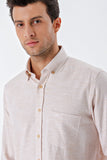 Long Sleeve Patterned Armured Pocket Cotton Comfort Fit Classic Shirt 1004230189