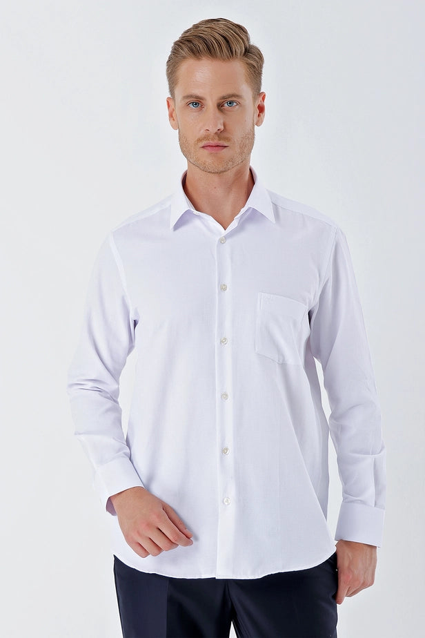 IMZA Men's Dobby Comfort Fit Classic Shirt – 1004230222