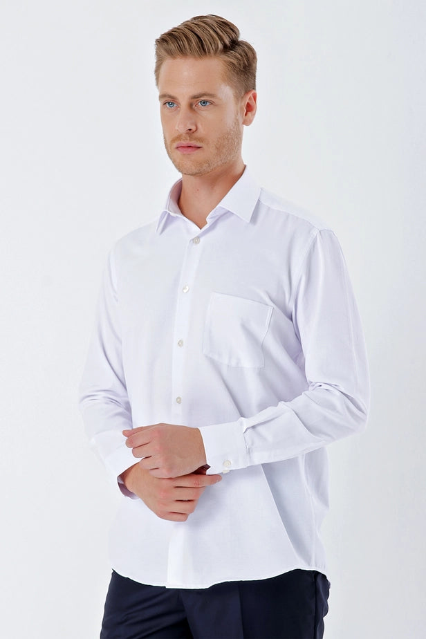 IMZA Men's Dobby Comfort Fit Classic Shirt – 1004230222