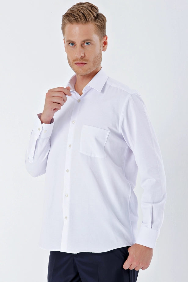IMZA Men's Dobby Comfort Fit Classic Shirt – 1004230222