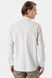 IMZA Men's Patterned Comfort Fit Classic Shirt – Light Beige – 1004235158
