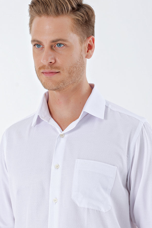 IMZA Men's Patterned Comfort Fit Classic Shirt – 1004230212