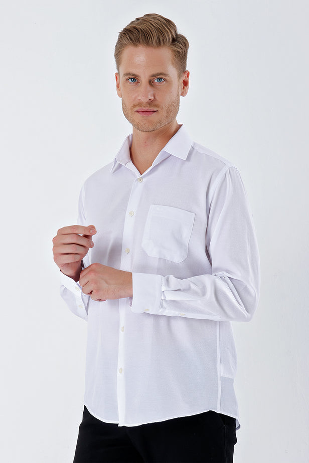 IMZA Men's Patterned Comfort Fit Classic Shirt – 1004230212
