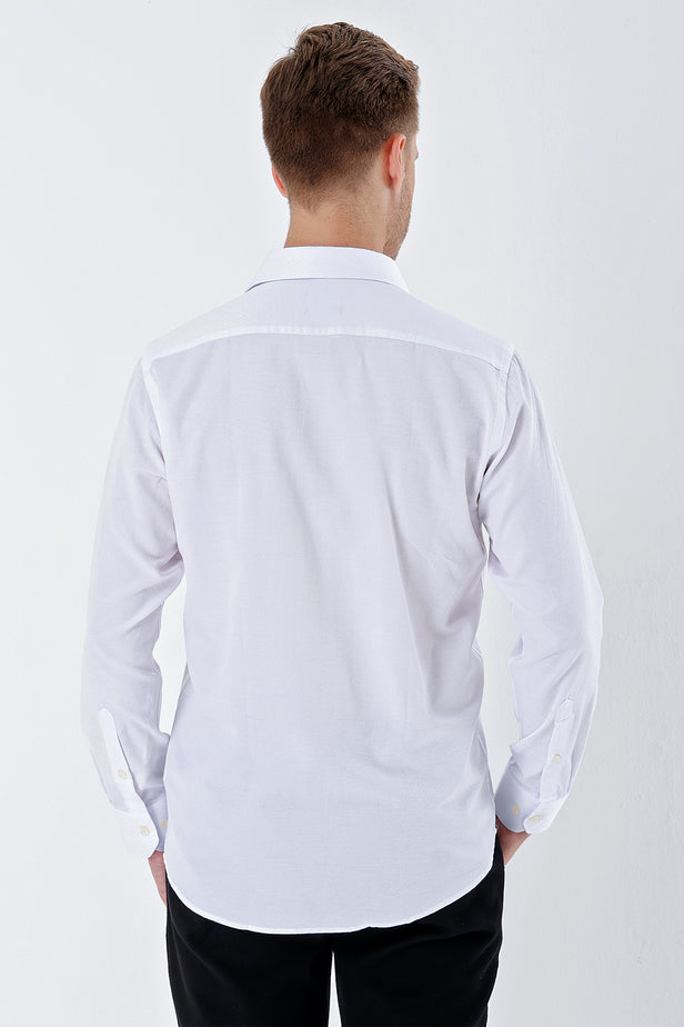 IMZA Men's Patterned Comfort Fit Classic Shirt – 1004230212