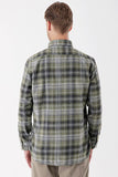 IMZA Men's Checked Gabardine Comfort Fit Casual Shirt – 1004235112