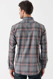 IMZA Men's Checked Gabardine Comfort Fit Casual Shirt – 1004235110