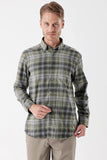 IMZA Men's Checked Gabardine Comfort Fit Casual Shirt – 1004235112