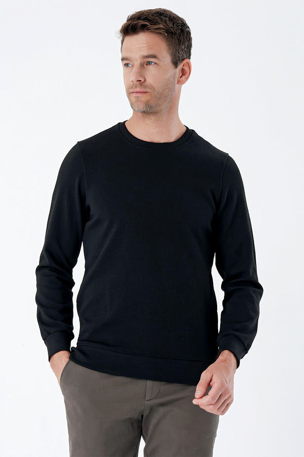 IMZA Men's Knitted Comfort Fit Casual Sweatshirt – 1013235103