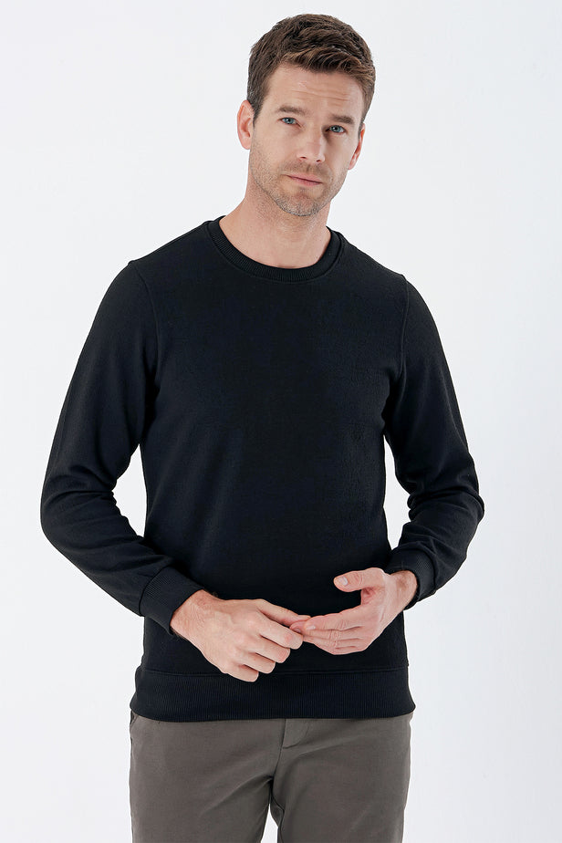 IMZA Men's Knitted Comfort Fit Casual Sweatshirt – 1013235103
