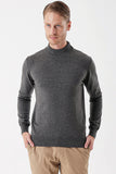 Long Sleeve Knitted Half Turtleneck Cotton Comfort Fit Knitwear 1012235001