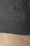 Long Sleeve Knitted Half Turtleneck Cotton Comfort Fit Knitwear 1012235001