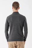 Long Sleeve Knitted Half Turtleneck Cotton Comfort Fit Knitwear 1012235001