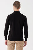Long Sleeve Knitted Half Turtleneck Cotton Comfort Fit Knitwear 1012235001