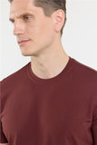 Short Sleeve Crew Neck Pocketless Standard Fit Knit T-Shirt 1011260151