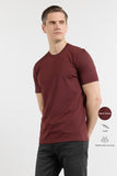 Short Sleeve Crew Neck Pocketless Standard Fit Knit T-Shirt 1011260151
