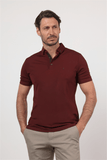 Short Sleeve Italian Collar Pocketless Standard Fit T-Shirt 1011260150