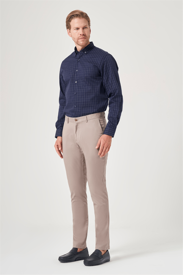 IMZA Men's Slim Fit Cotton Casual Chino Pants – 1003260178
